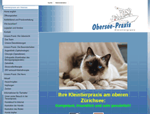 Tablet Screenshot of obersee-praxis.ch